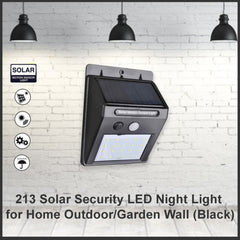 Solar Security LED Light – 30-LED Outdoor Wall | AutoSafeo