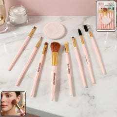 Professional Makeup Brush Set 9-in-1 – Complete Face & Eye Kit