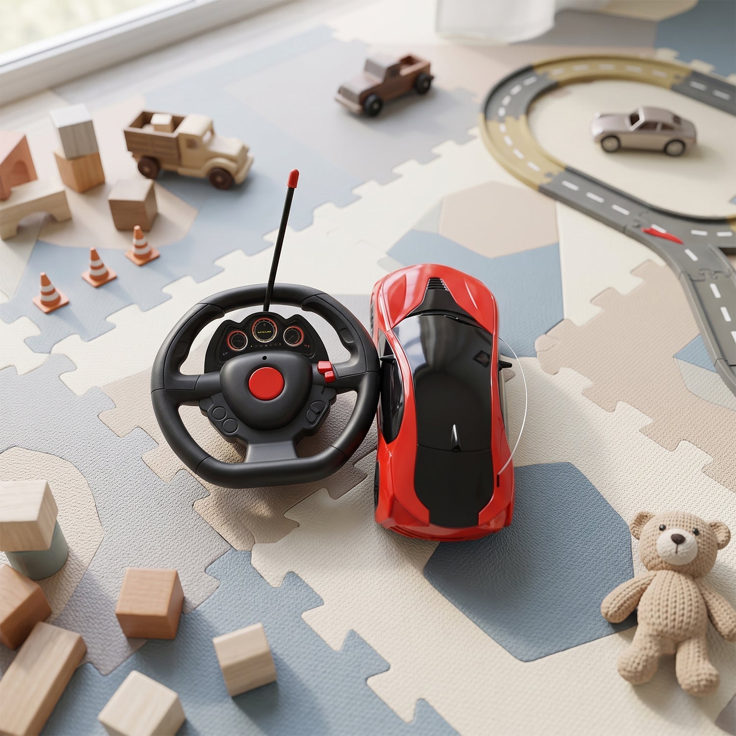 Spark Tots Fast RC Car with Responsive Steering for Kids