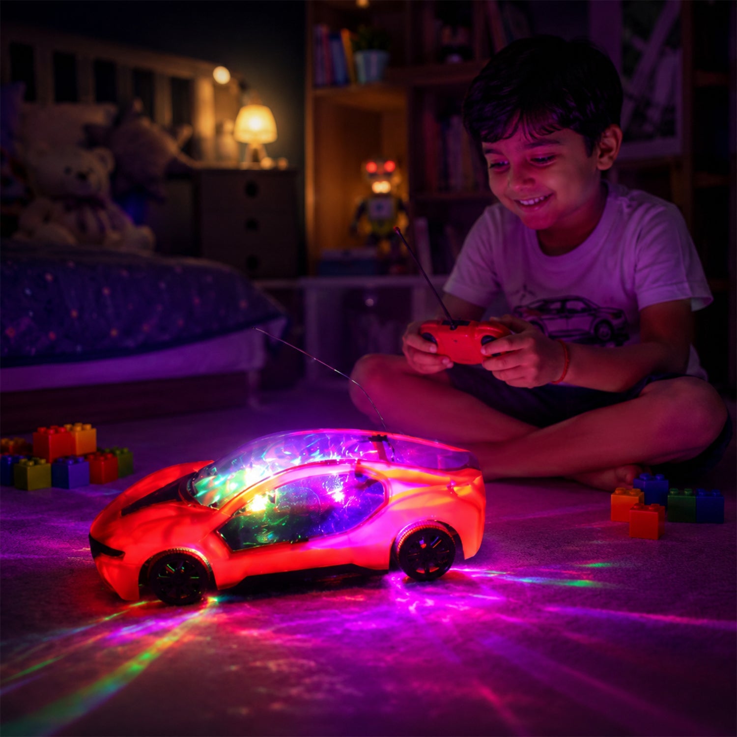 Spark Tots Fast RC Car with Responsive Steering for Kids