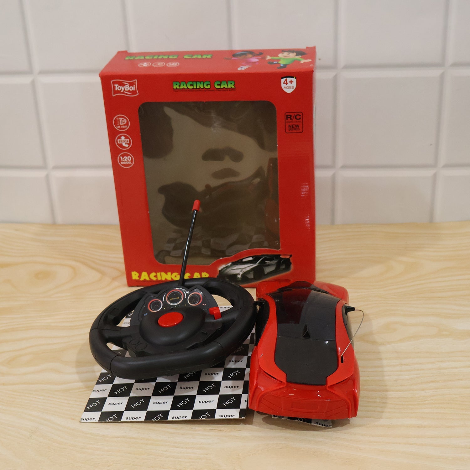 Spark Tots Fast RC Car with Responsive Steering for Kids