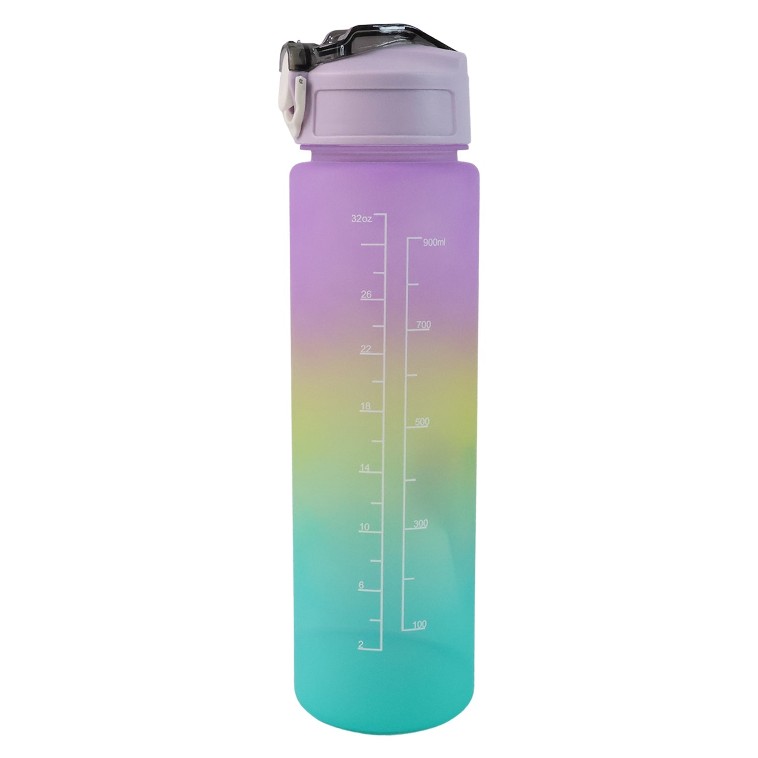 Motivational Water Bottle with Straw & Time Marker | Hydrozilla