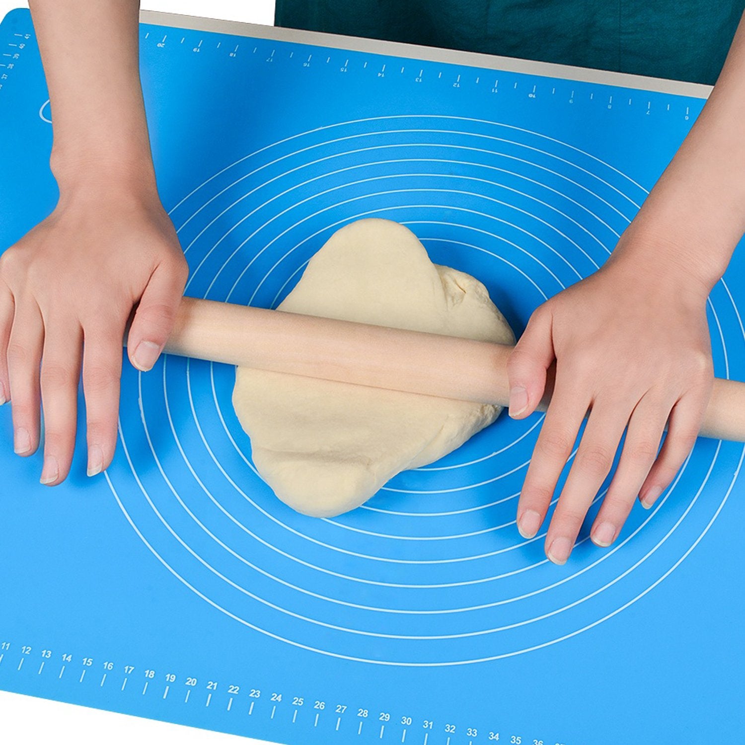 Silicone Baking Mat – Non-Stick Rolling Mat for Dough, Chapati, Roti, Pizza & Fondant