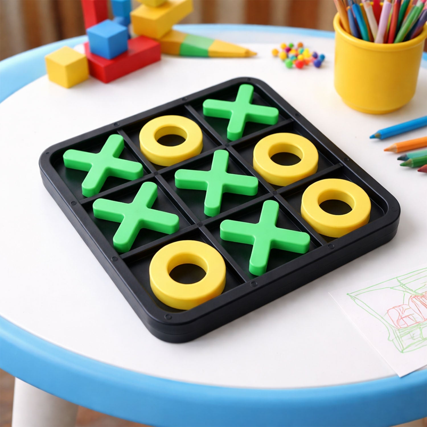 Classic Tic Tac Toe Board Game – Fun & Educational Set for Kids