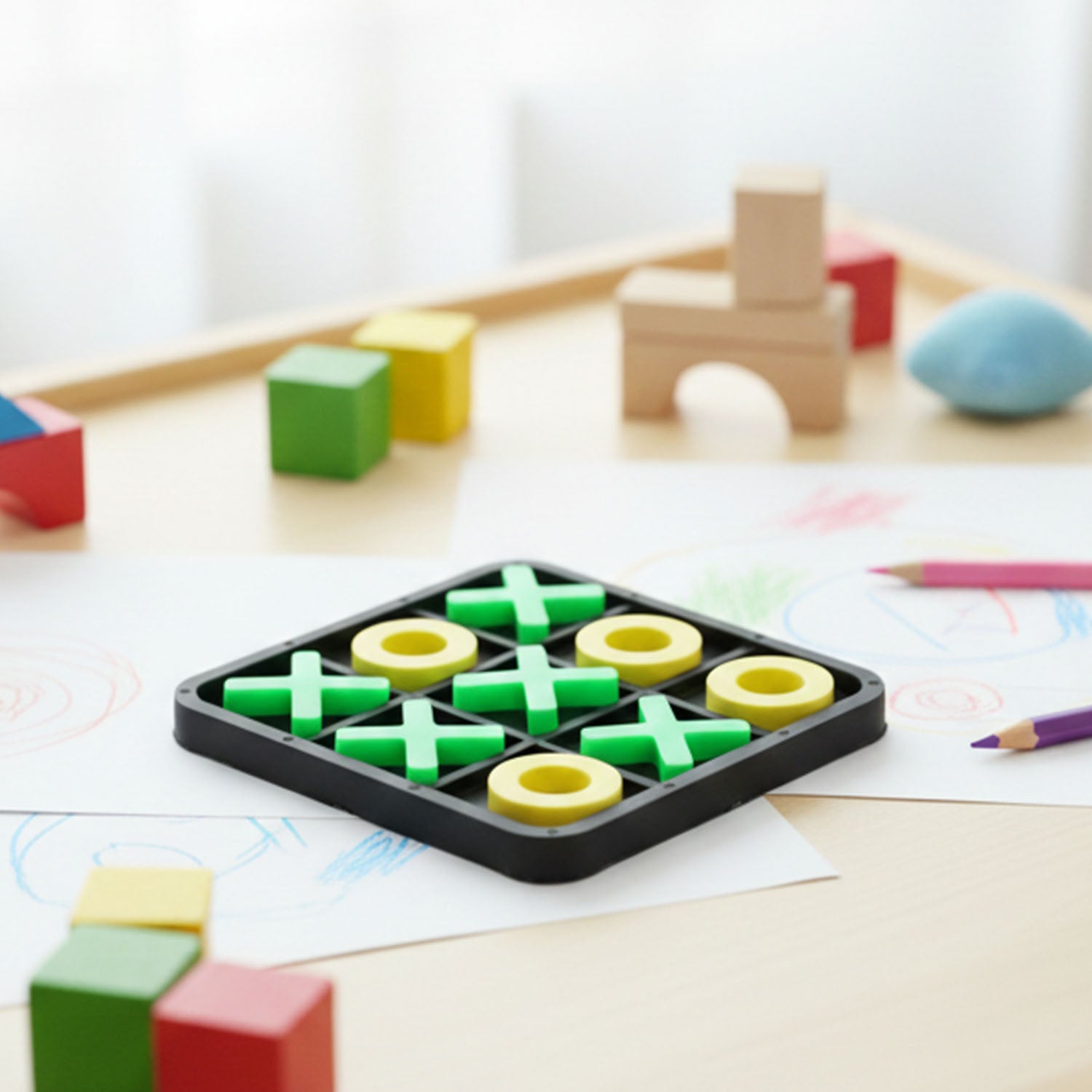 Classic Tic Tac Toe Board Game – Fun & Educational Set for Kids