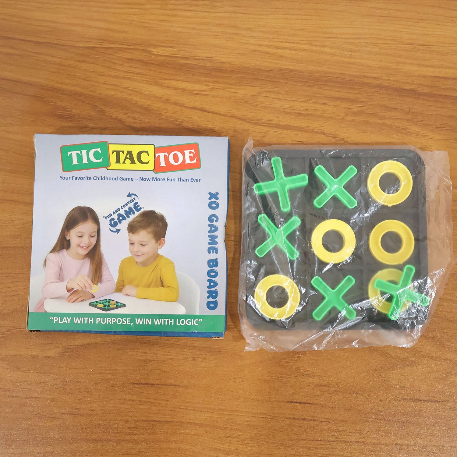 Classic Tic Tac Toe Board Game – Fun & Educational Set for Kids