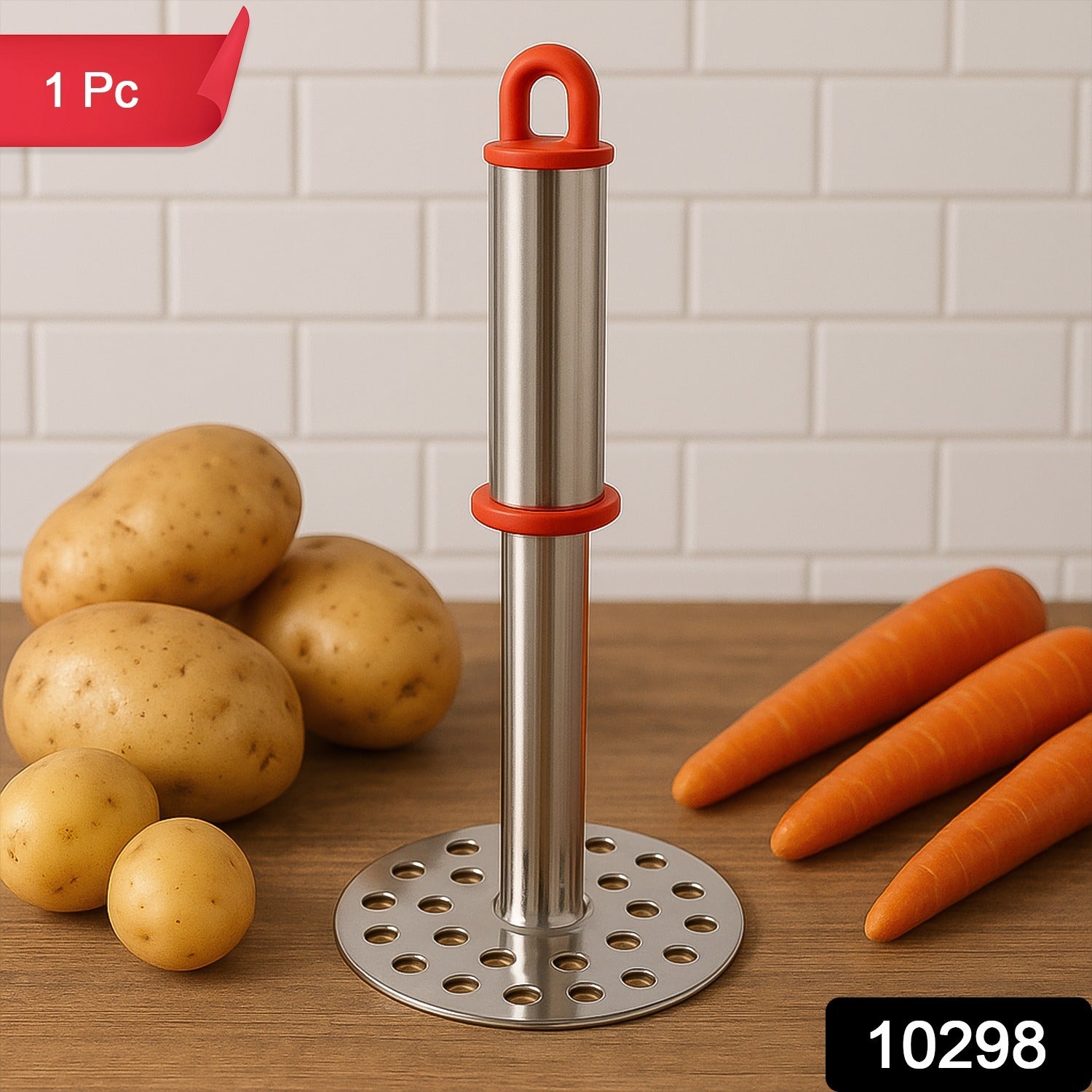 Potato Masher – Stainless Steel with Ergonomic Handle