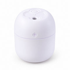 Portable Mini USB Humidifier with Night Light – 220 ML Cool Mist Diffuser for Home, Office & Travel