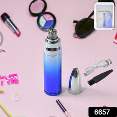 Nose hair trimmer demonstrating effortless and precise use