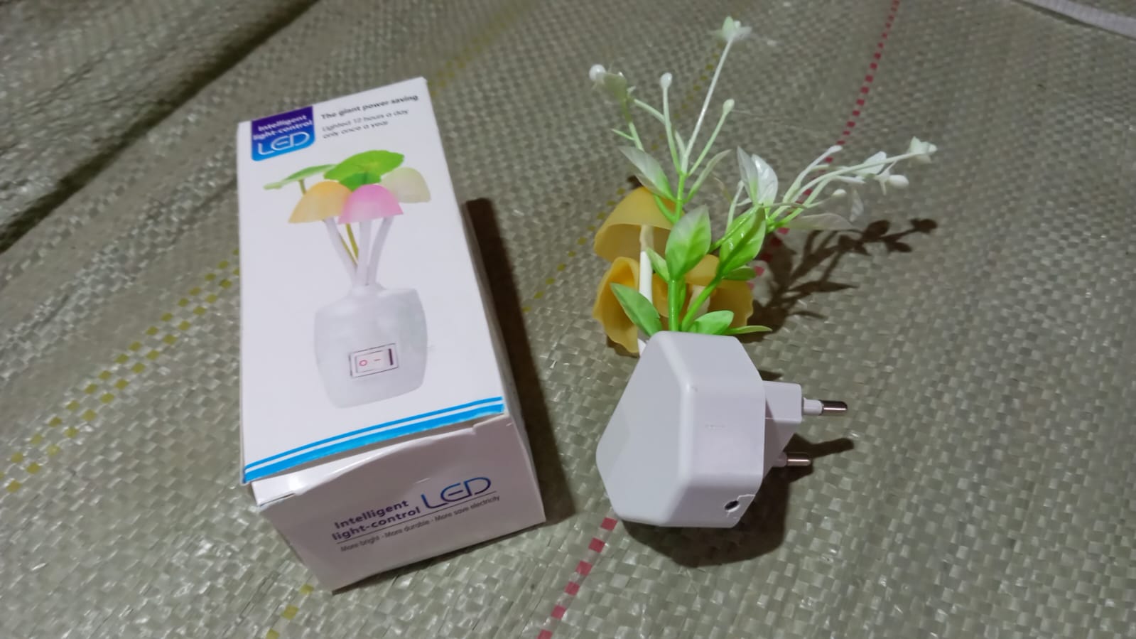 Mushroom Night Light – Color Changing LED with Auto Sensor | DeoDap