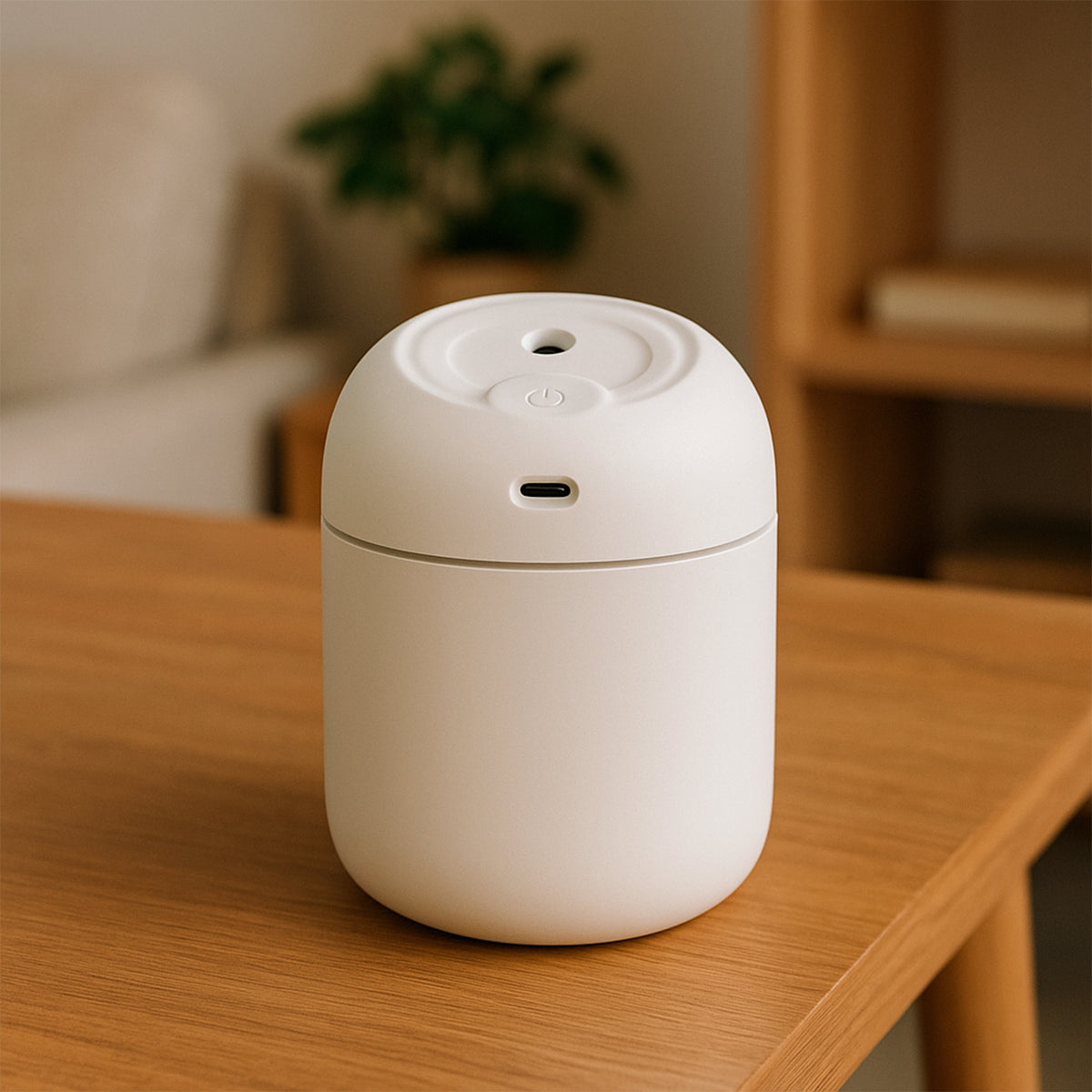 Portable Mini USB Humidifier with Night Light – 300ML Cool Mist Diffuser for Home, Office & Travel