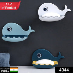 Wall Mounted Soap Holder – Fish Shape Double Layer Adhesive | VelvetBubbles