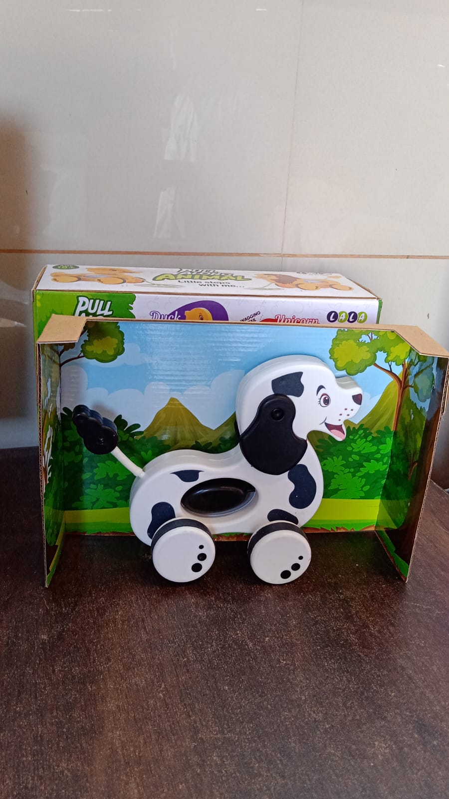 Pull Along Toddler Toy – Developmental Dog Design for Walking