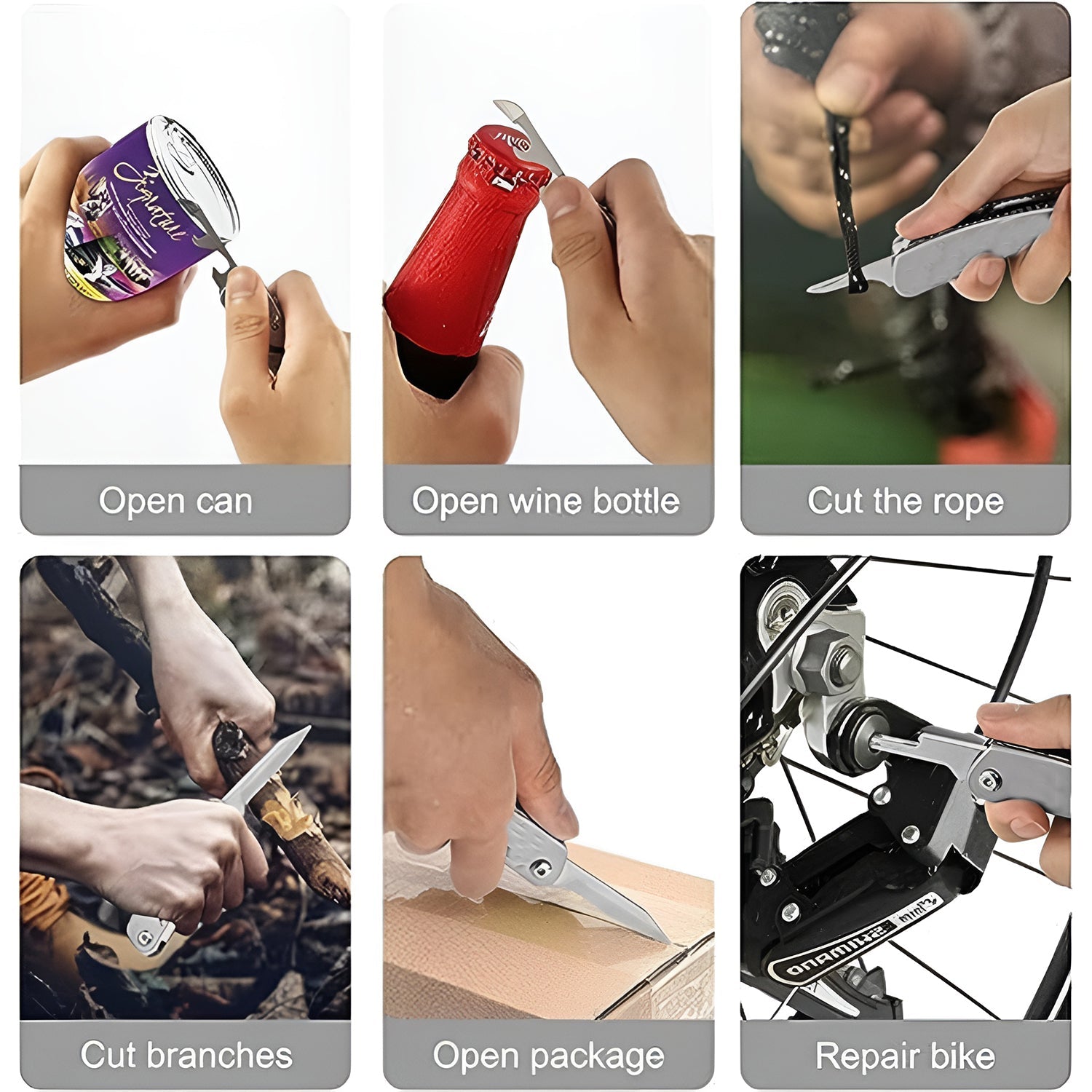 Multipurpose Pocket Tool Kit – Stainless Steel 8-in-1 Compact Design
