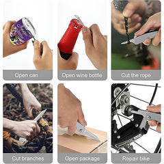 Multipurpose Pocket Tool Kit – Stainless Steel 8-in-1 Compact Design