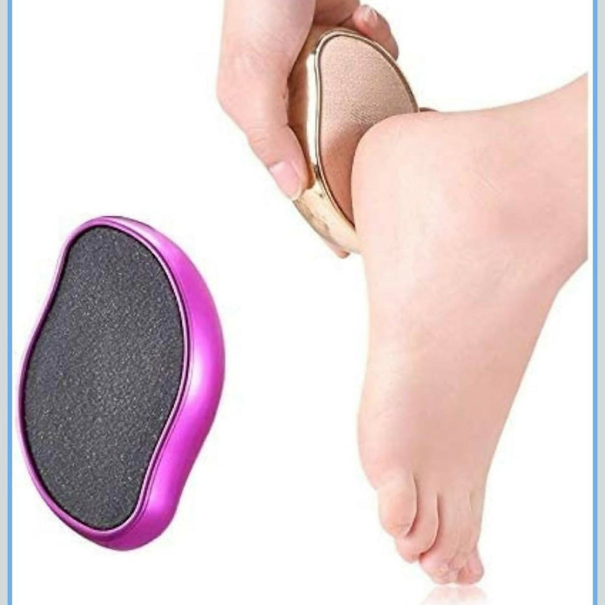 Reusable foot scrubber for callus removal and smooth feet