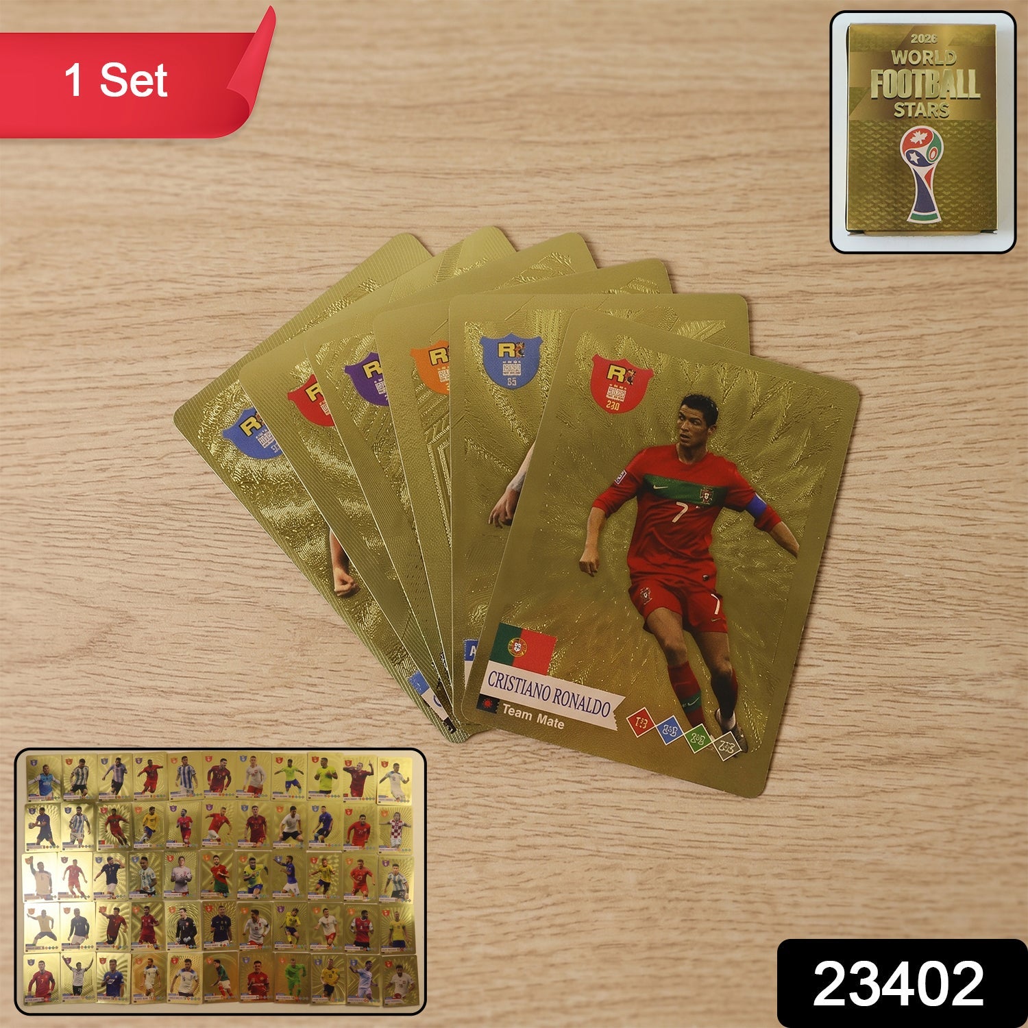 Football Trading Cards Set – Premium Collectible for Fans and Enthusiasts